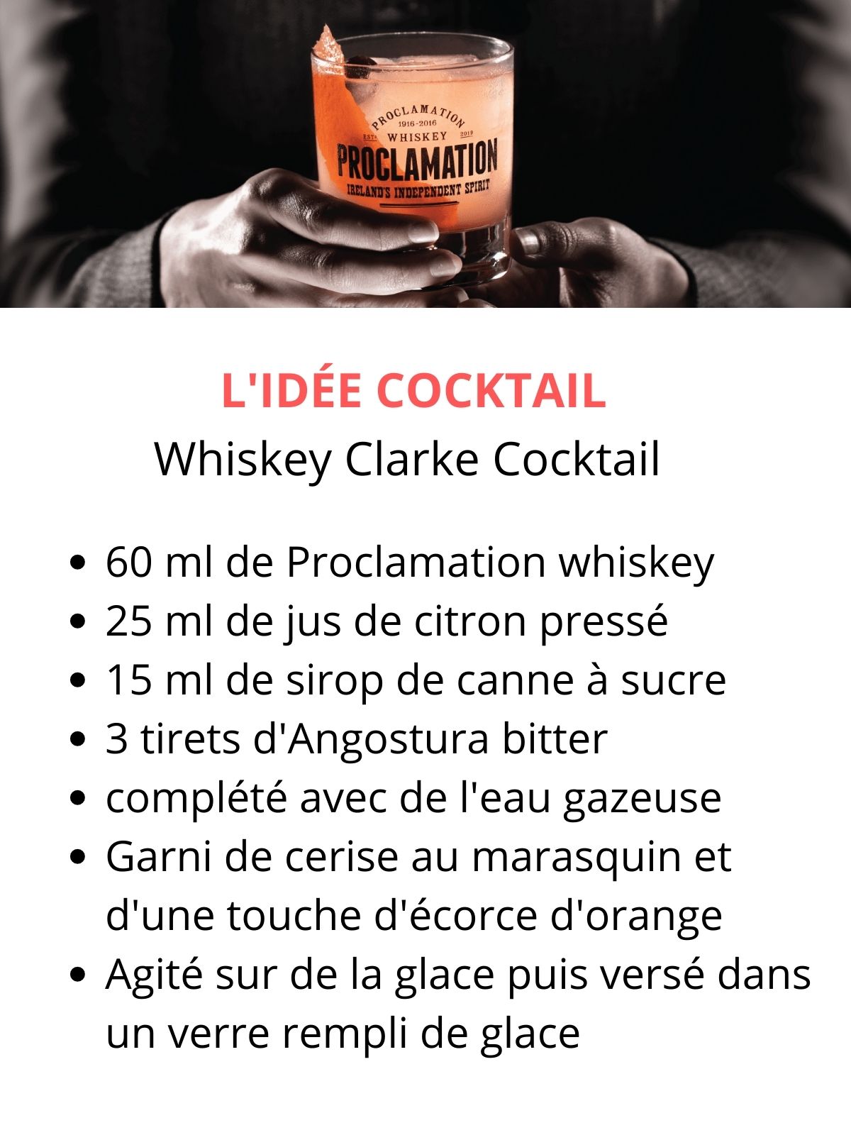whiskey clarke cocktail