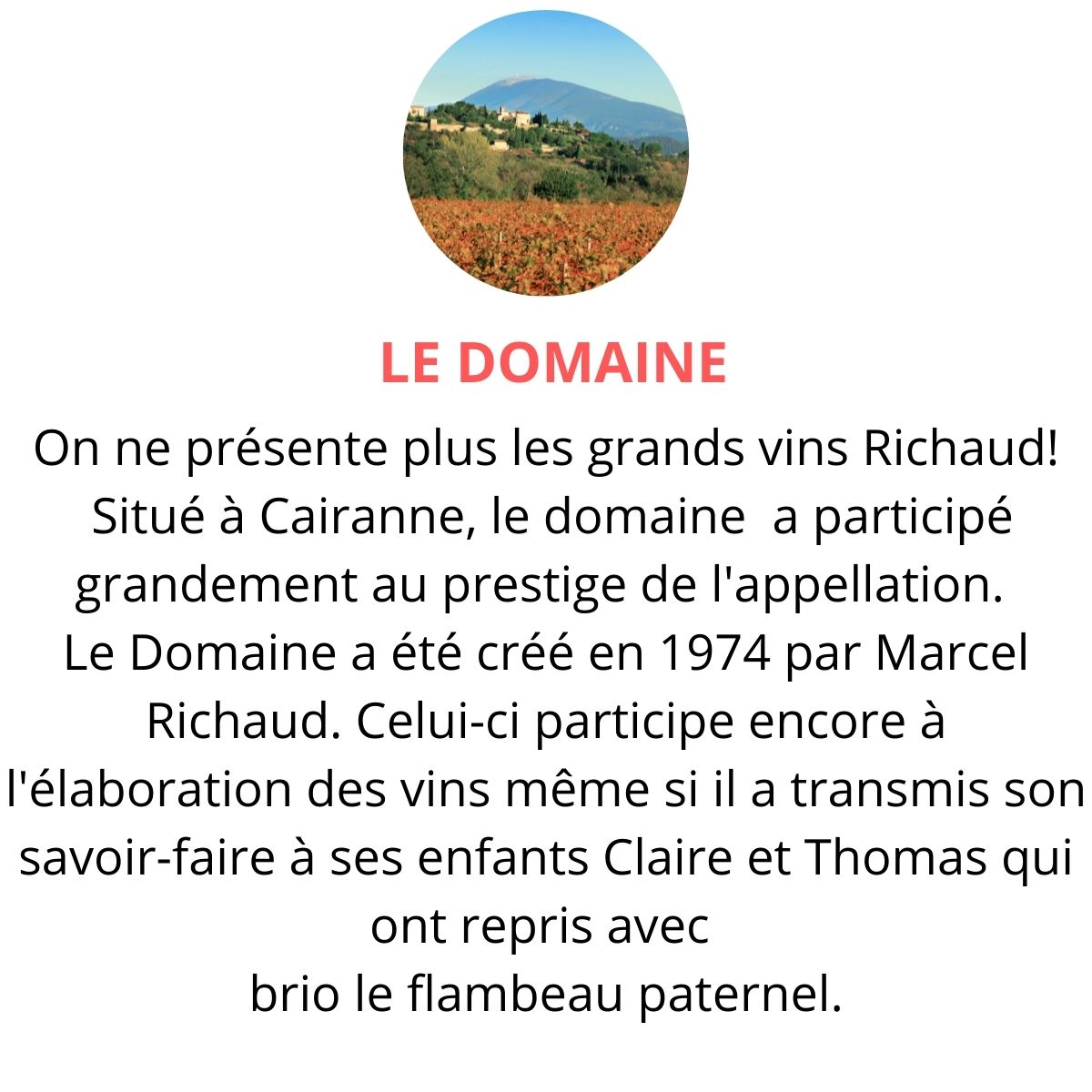 domaine marcel richaud