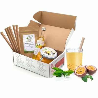 Kit bubble tea passion fruit