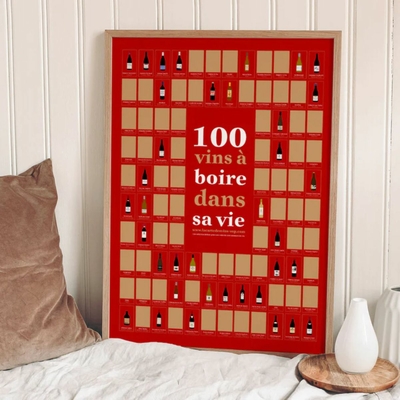 Affiche carte a gratter