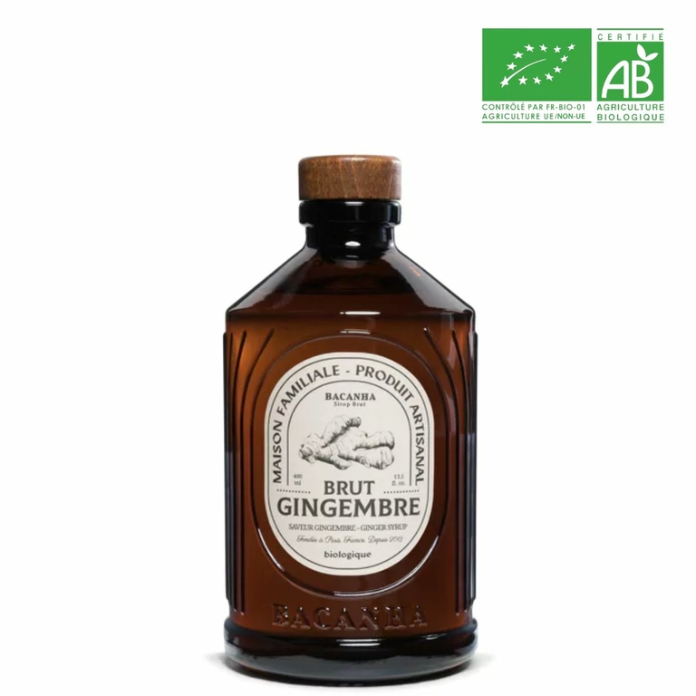 Bacanha -- Sirop gingembre brut bio - 400 ml main image 0