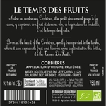TEMPS DES FRUITS CONTRE ETIQUETTE