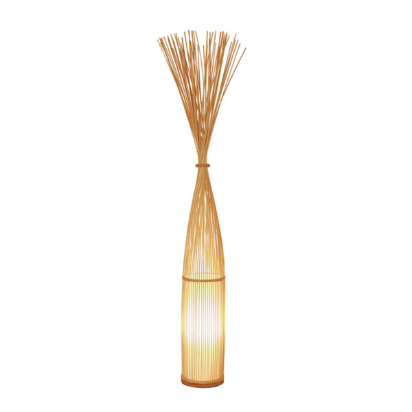 lampadaire bambou