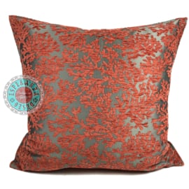 coussin carre orange