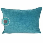 coussin turquoise rect