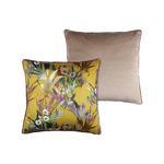 Josie Vienne moutarde coussin 60x60 recto verso detoure