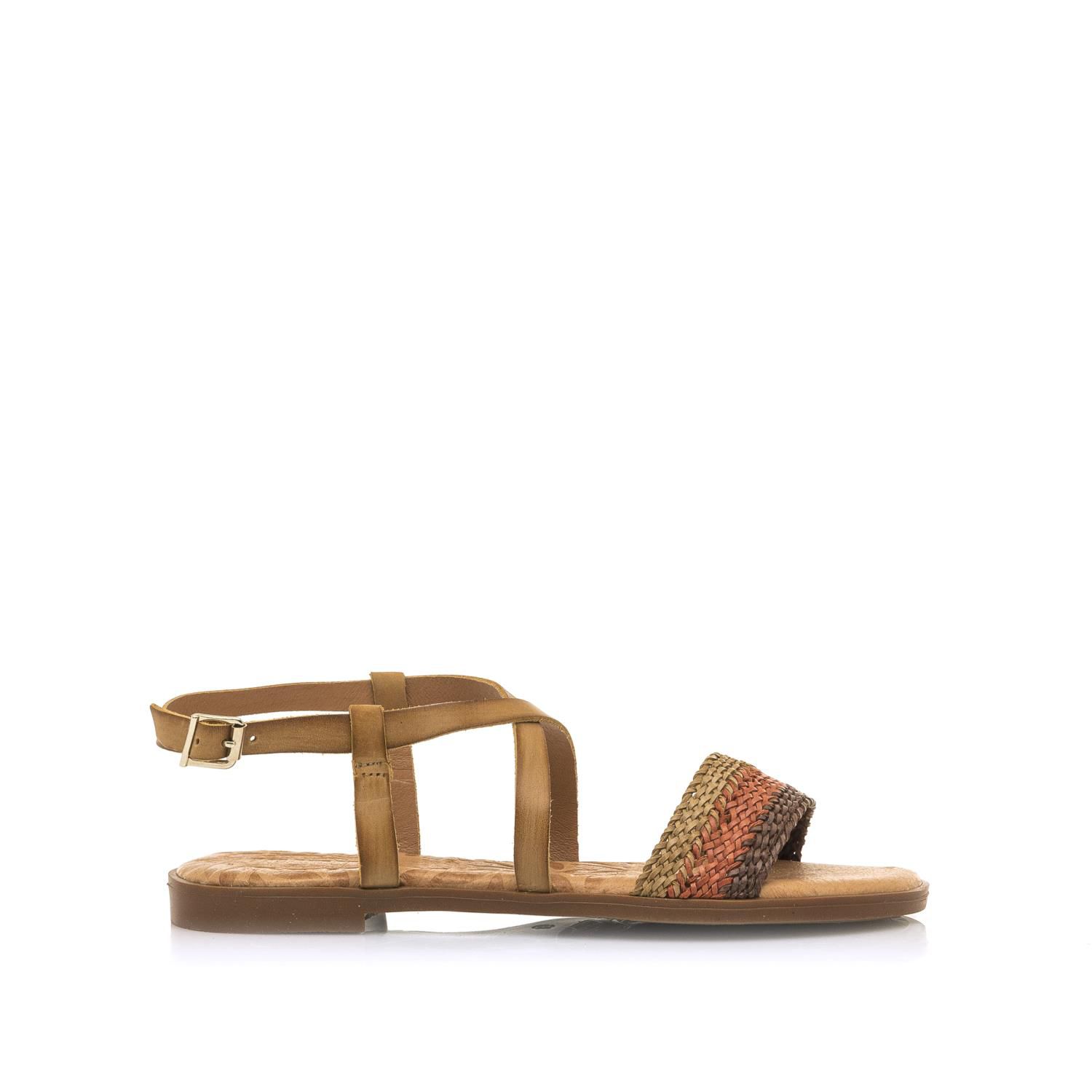 sandale-plate-pour-femme-MTNG-50967-C51529-marron_1