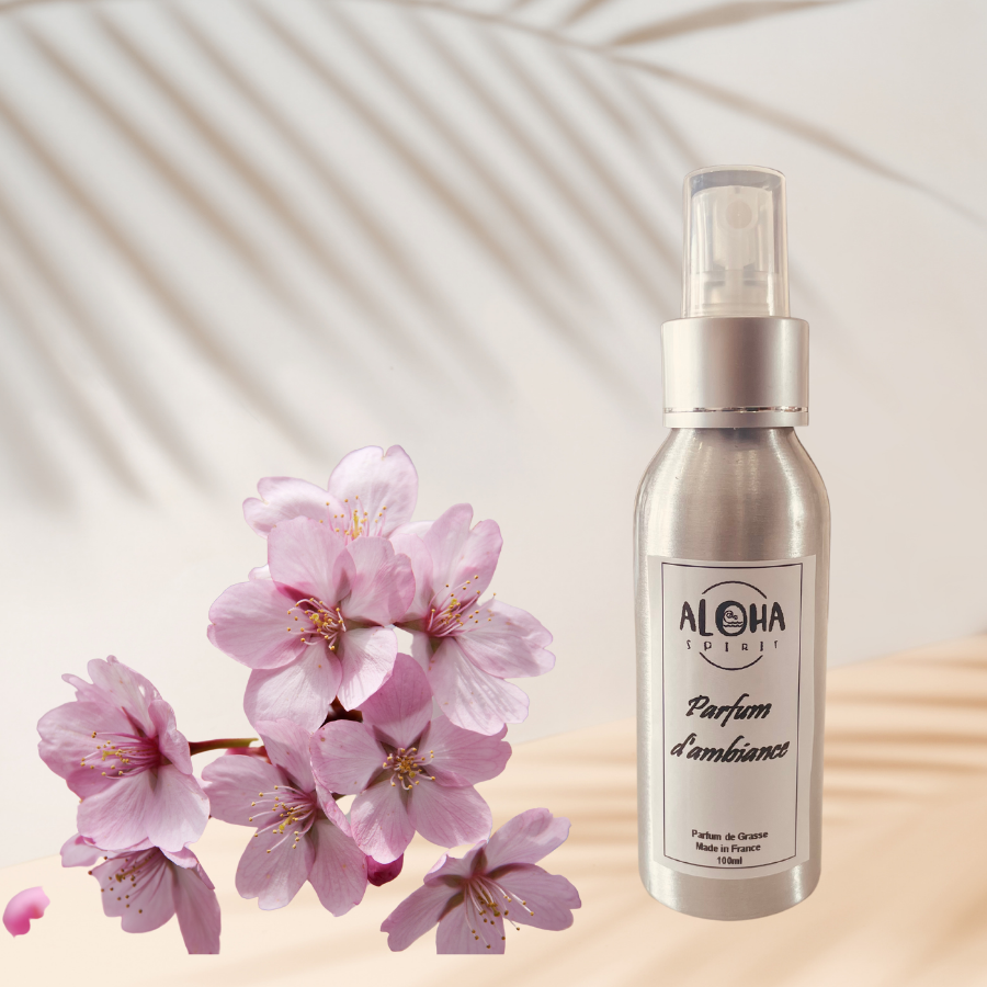 maison cocooning vaporisateur odeur agréable Spray d'ambiance parfum intérieur parfumés parfumé senteur fleur de cerisier