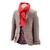 Veste lin beige chiné