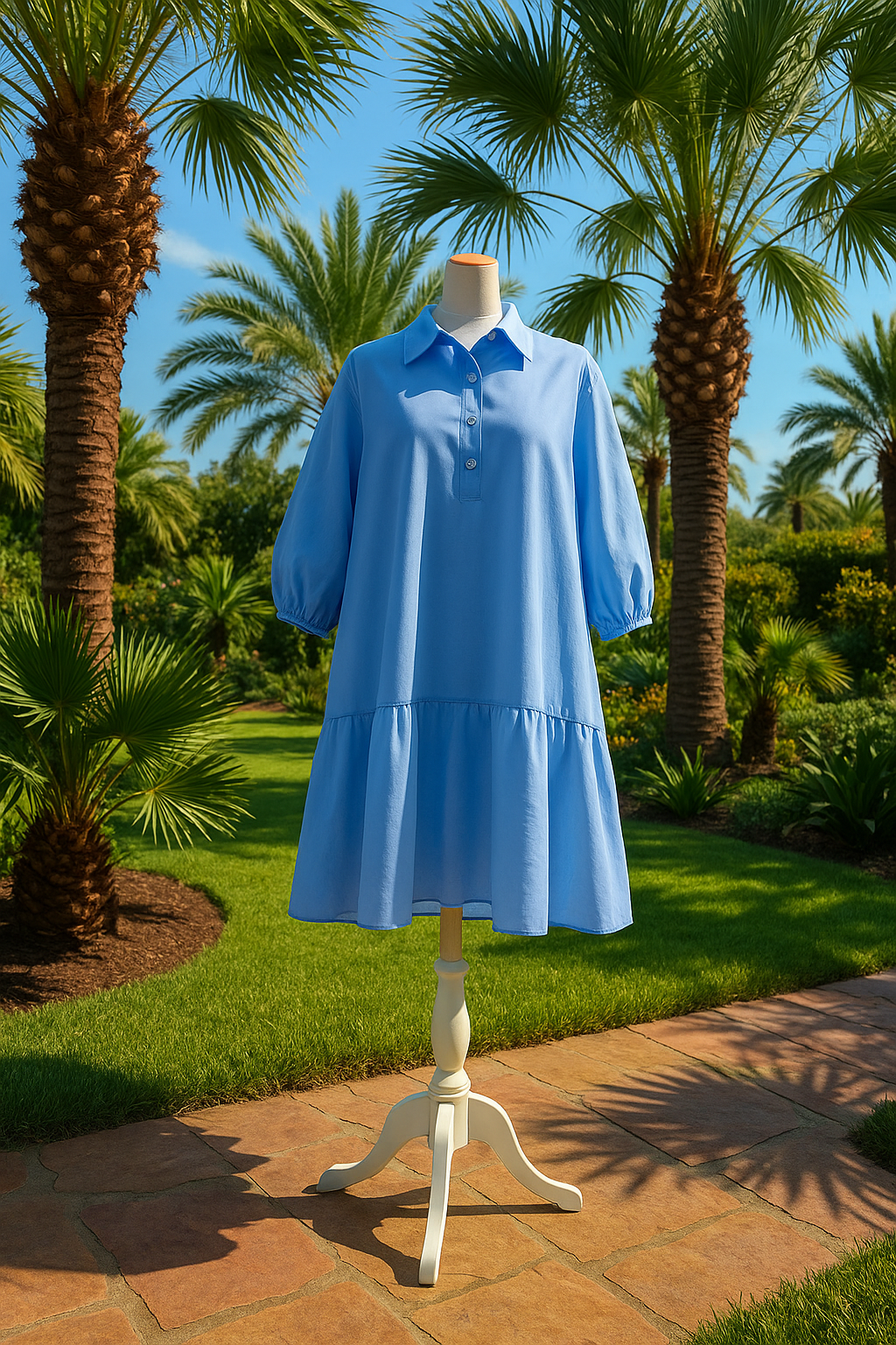 ROBE LARGE BLEUE