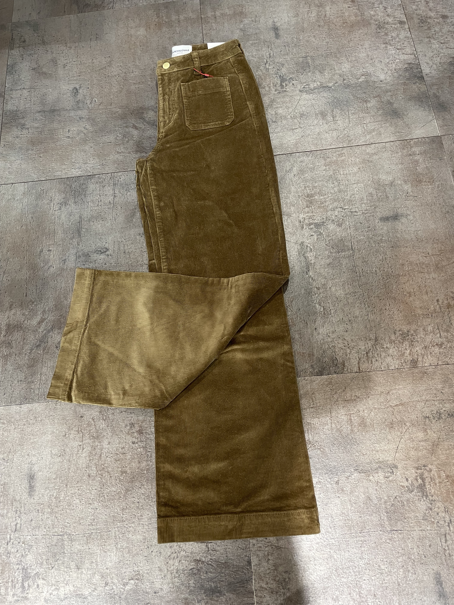PANT VELOURS BEIGE