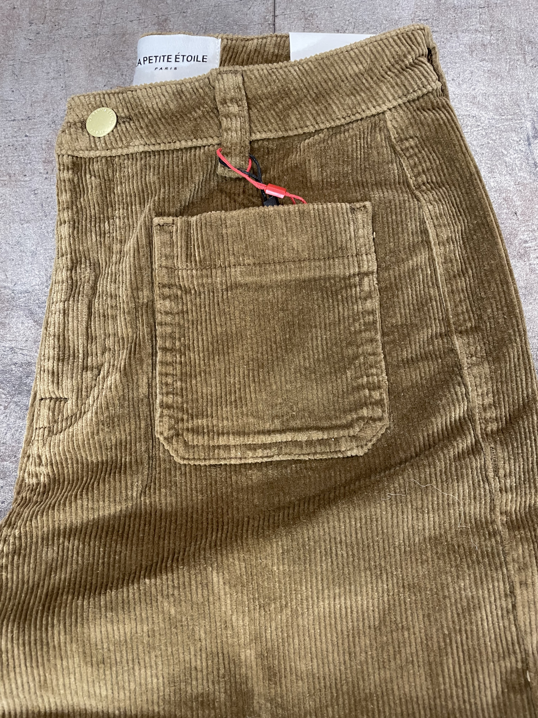 PANT VELOURS BEIGE 2
