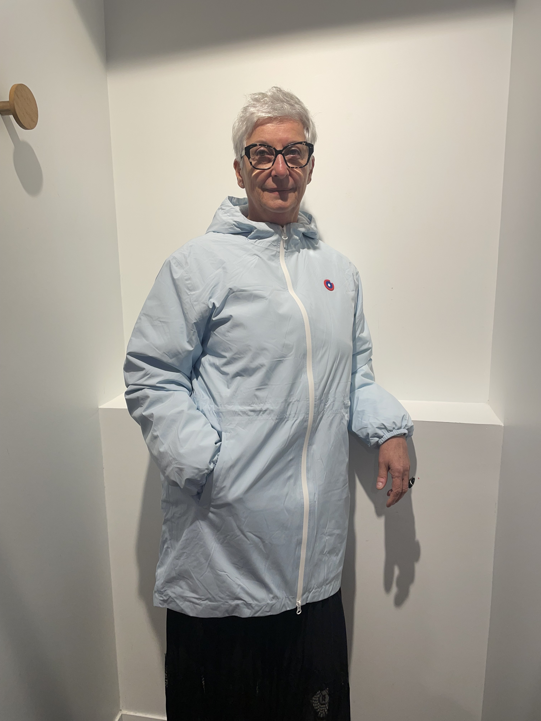 ANORAK FLOTTE BLEU CIEL