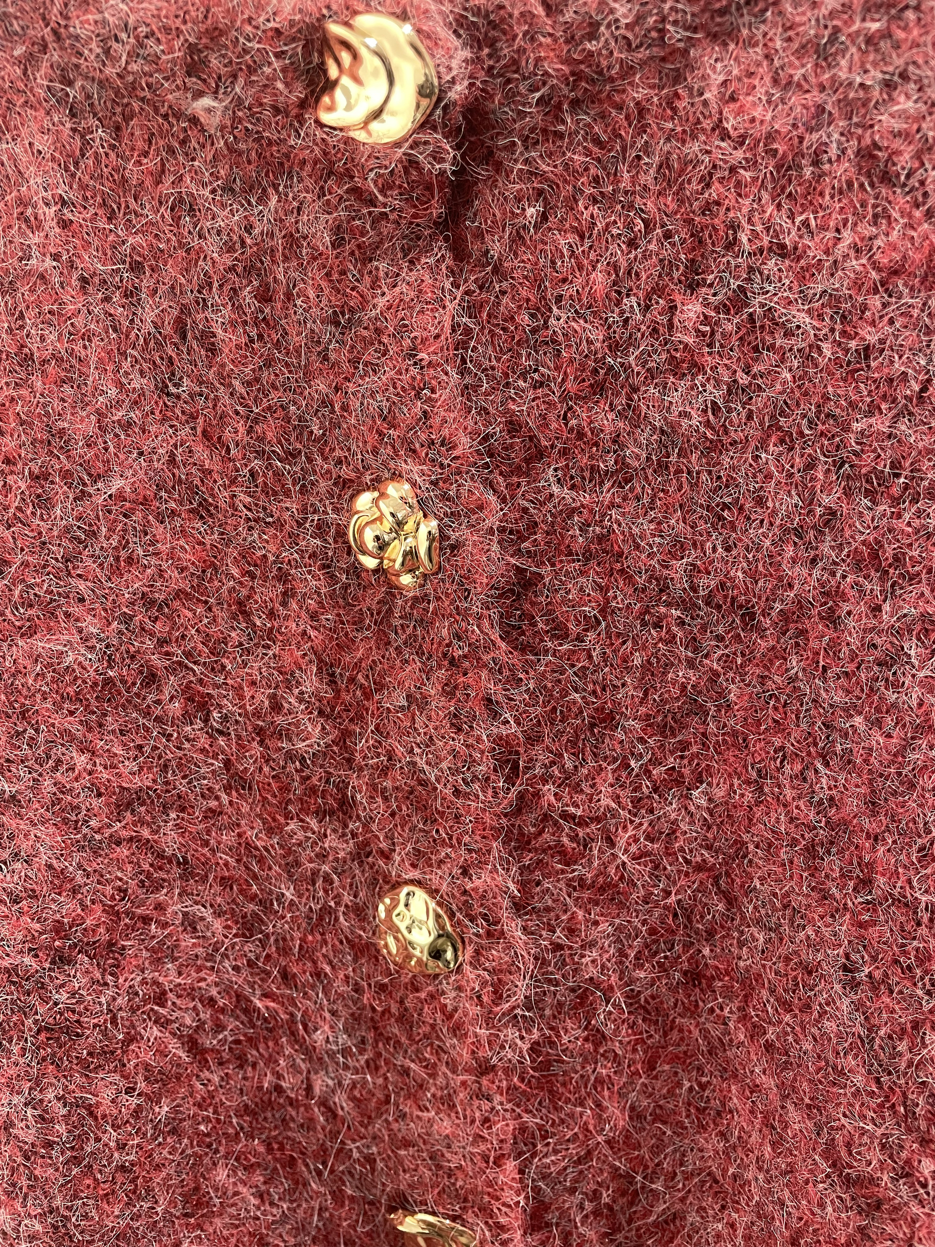 CARDIGAN BORDEAUX