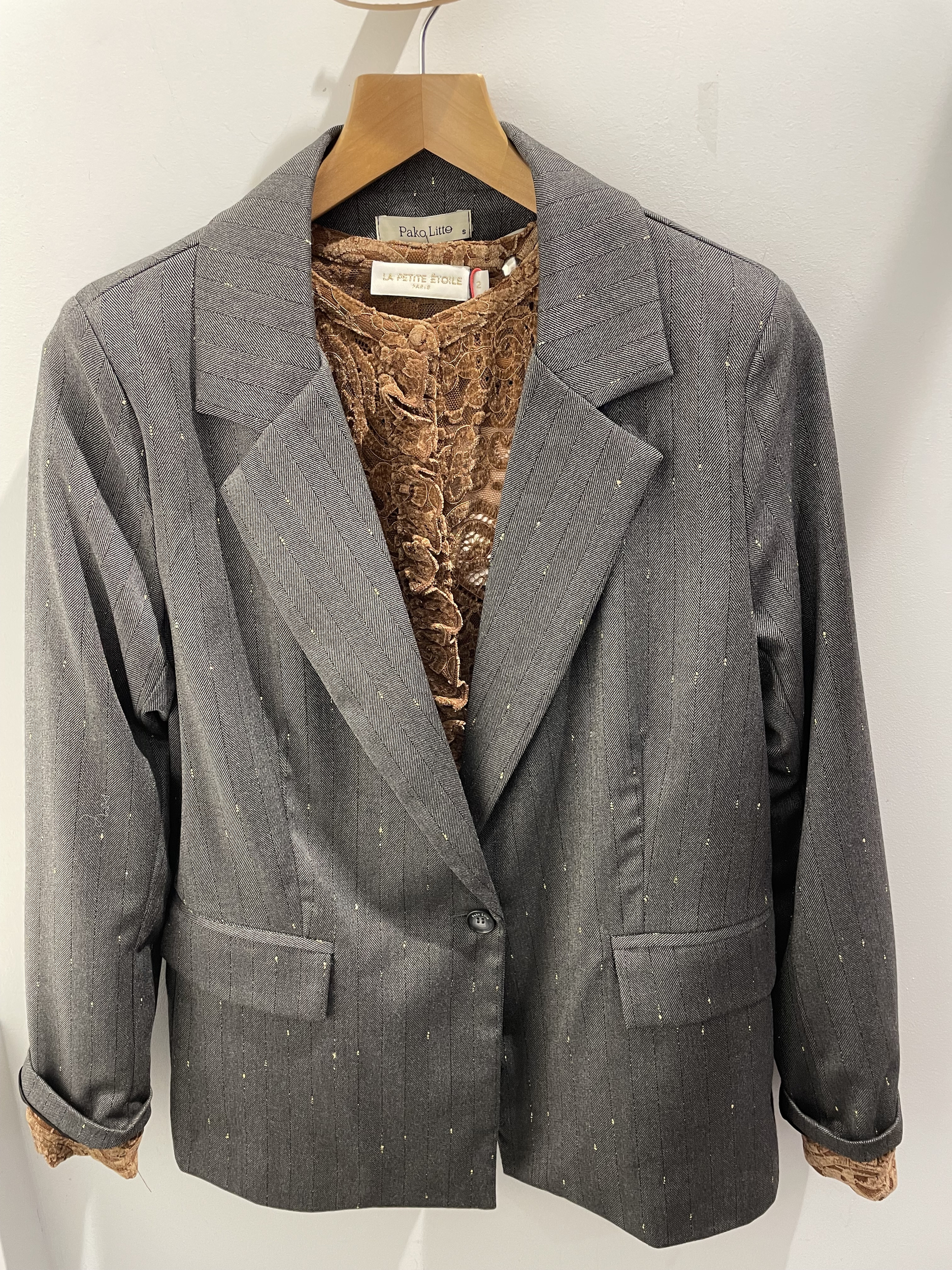 BLAZER GRIS PAKO