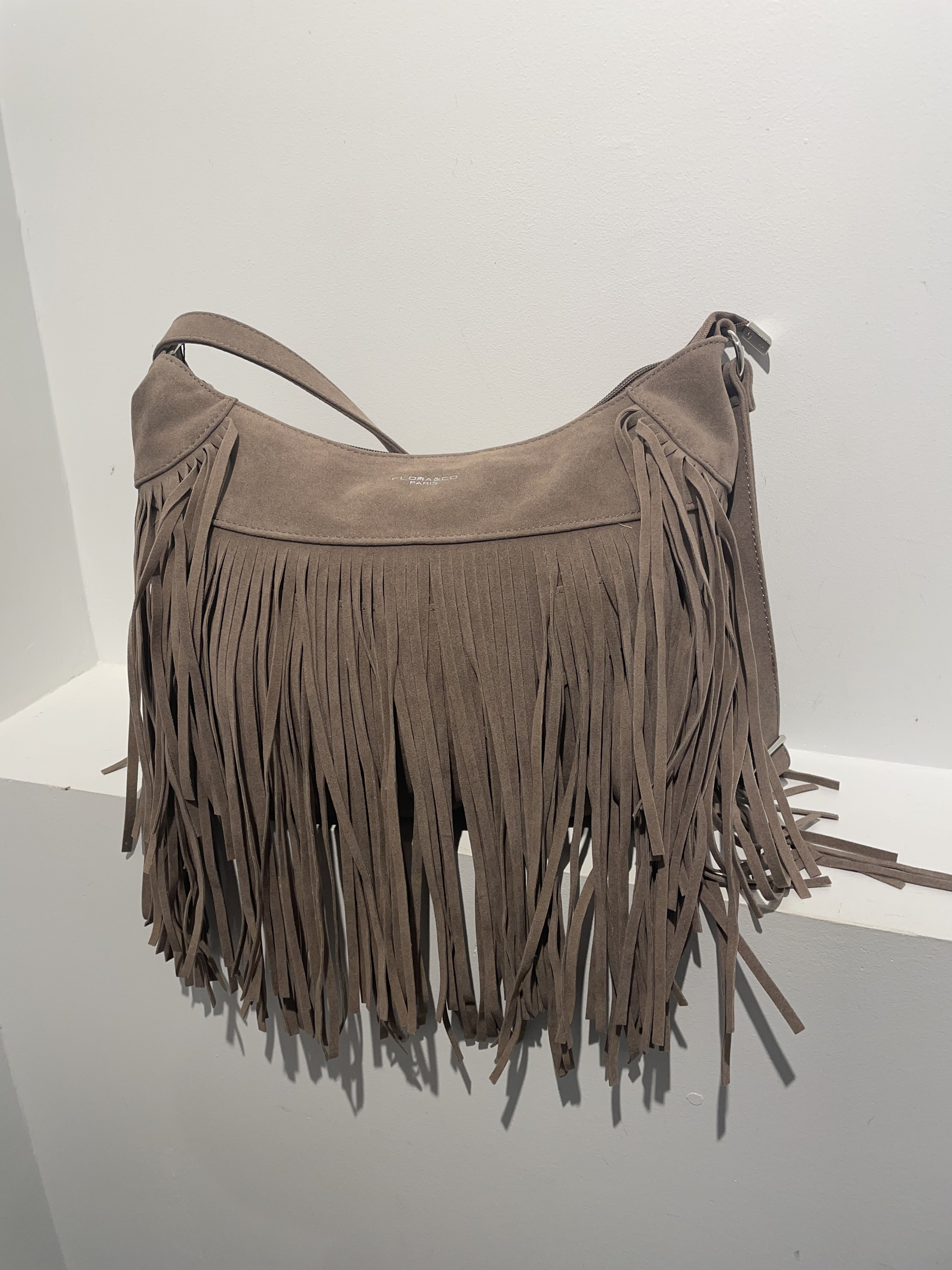 SAC EN DAIM TAUPE