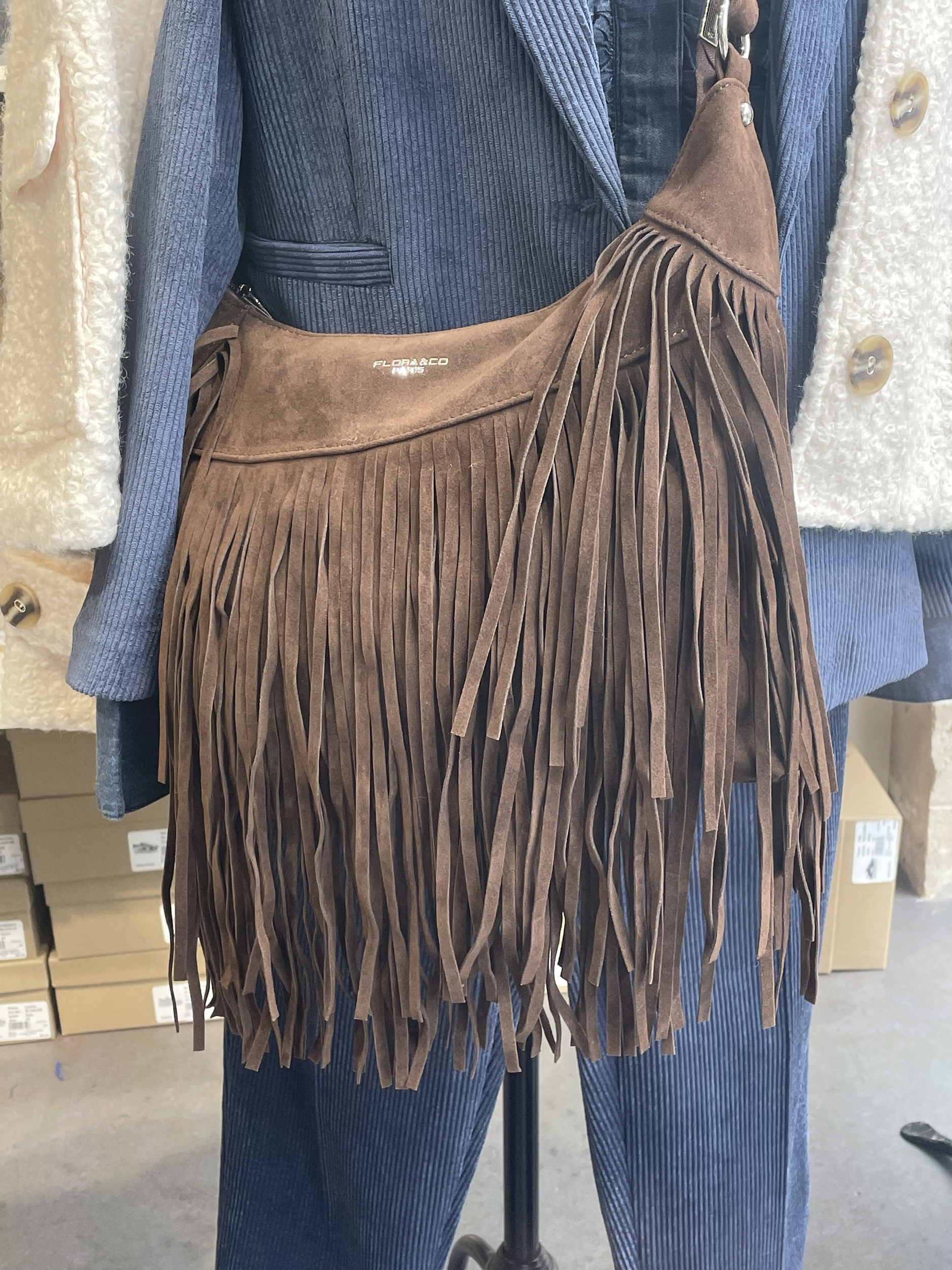 SAC EN DAIM CHOCOLAT