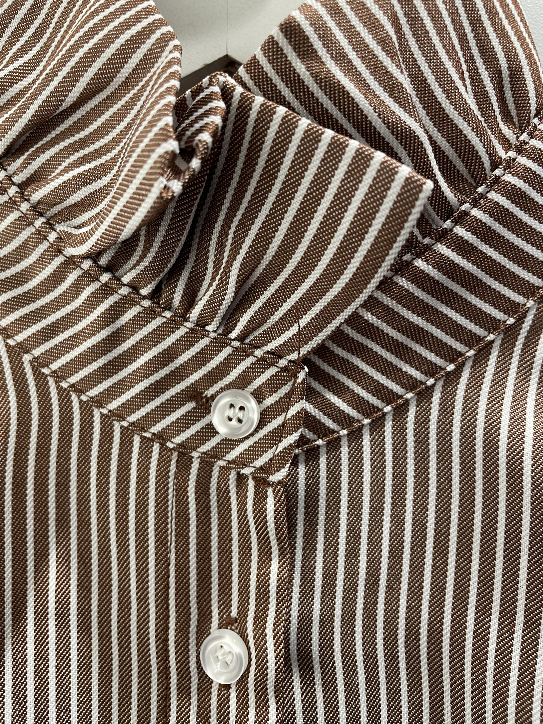 CHEMISE CHOCOLAT RAYEE(1)