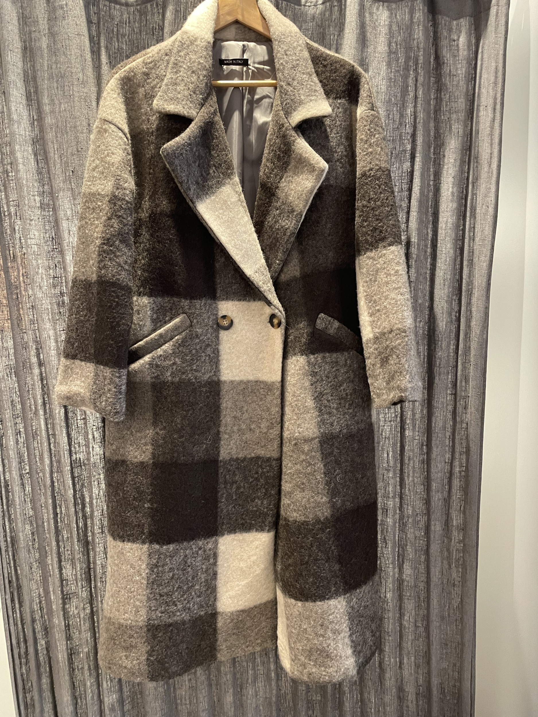 MANTEAU A CARREAUX 1