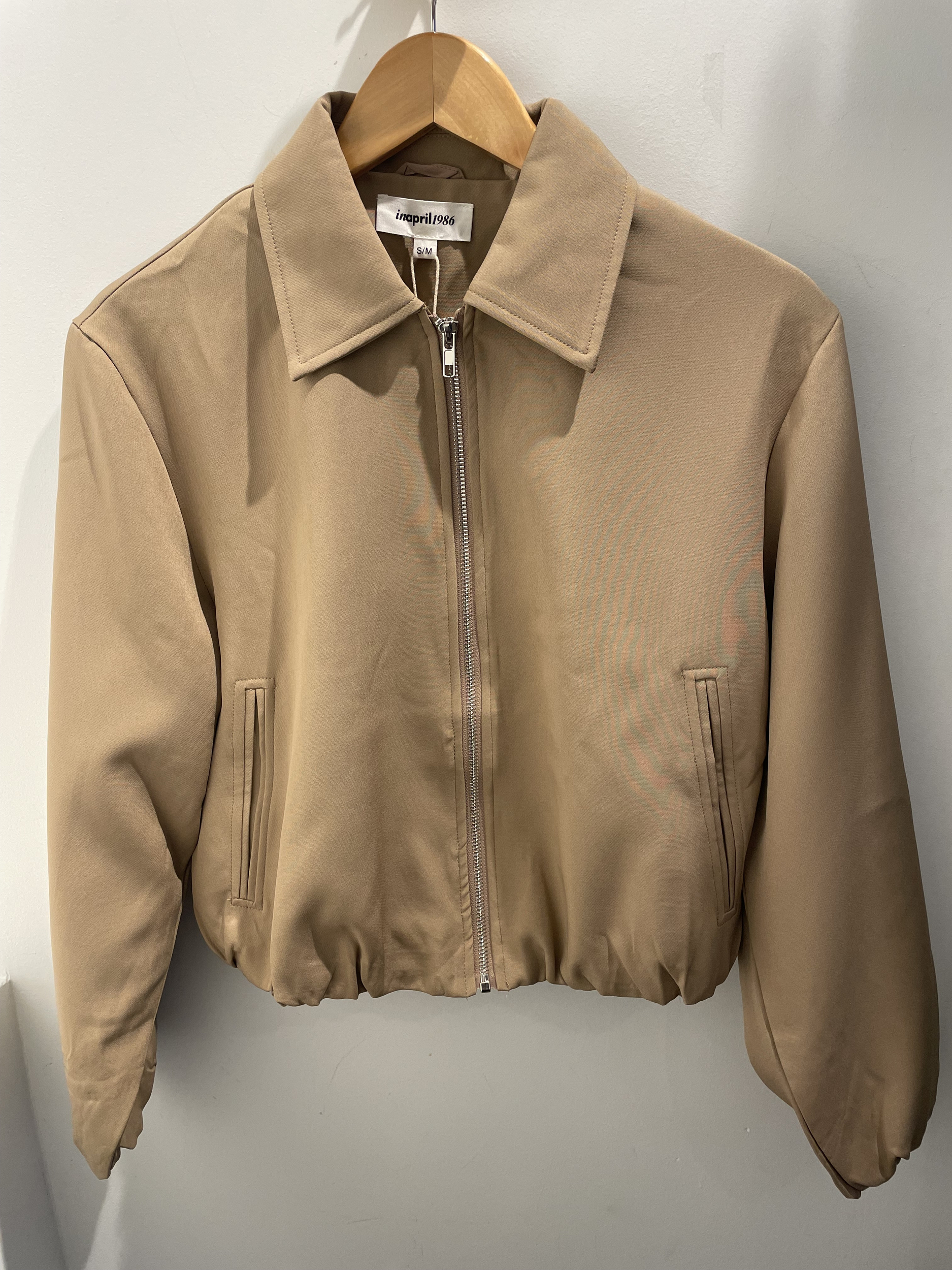 blouson beige