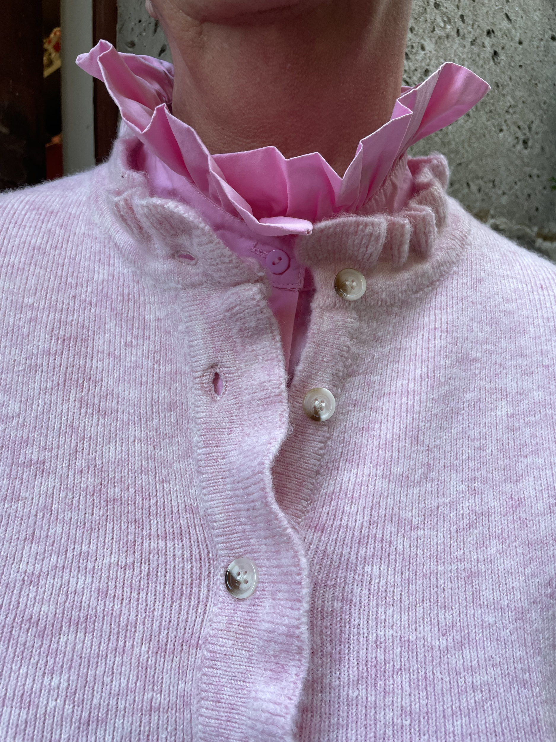 GILET ROSE 2