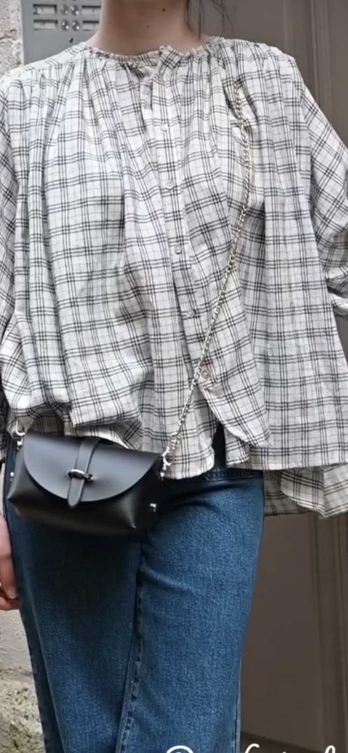 BLOUSE A CARREAUX JC SOPHIE