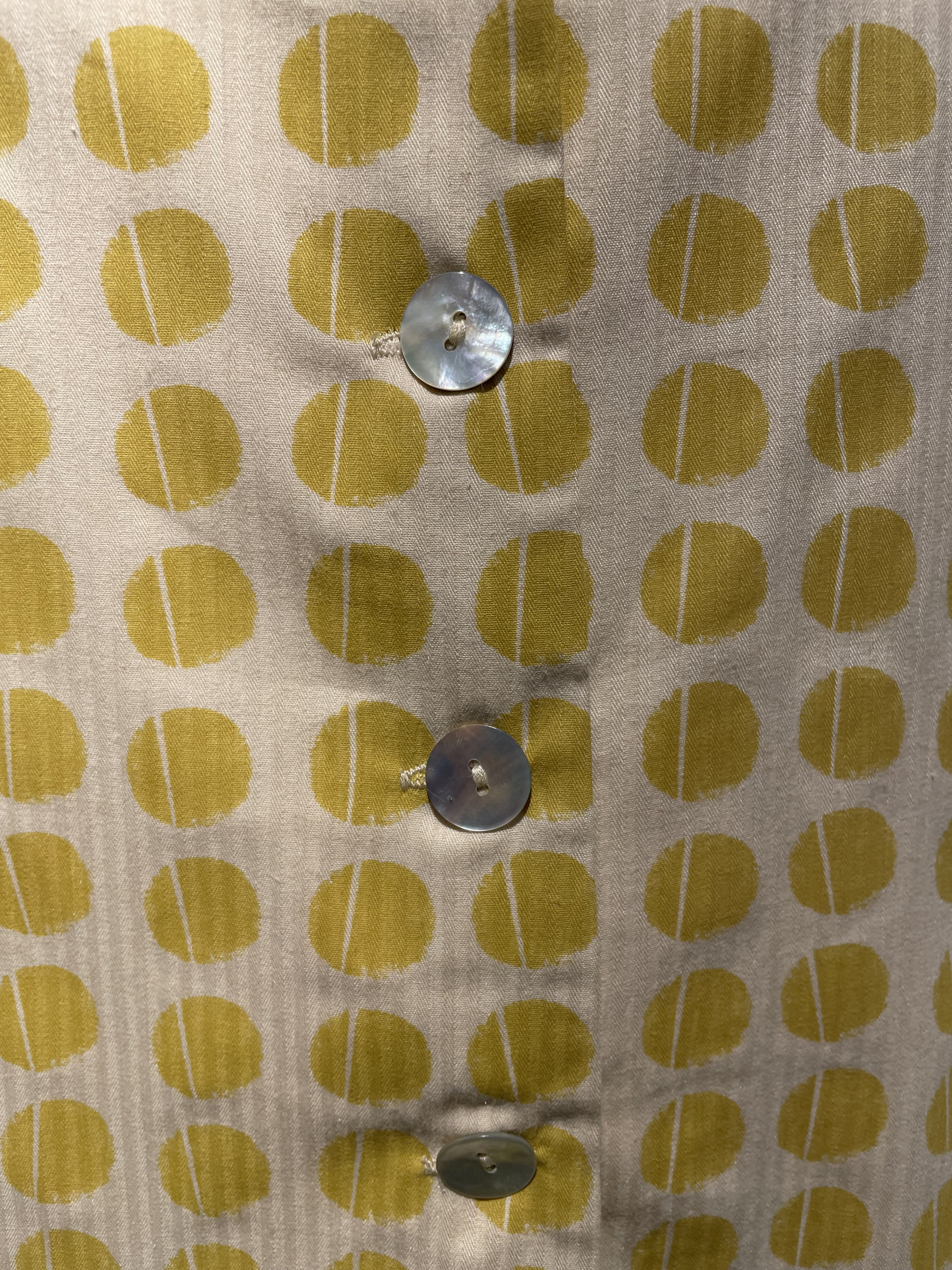 BLOUSE A POIS JAUNES 2