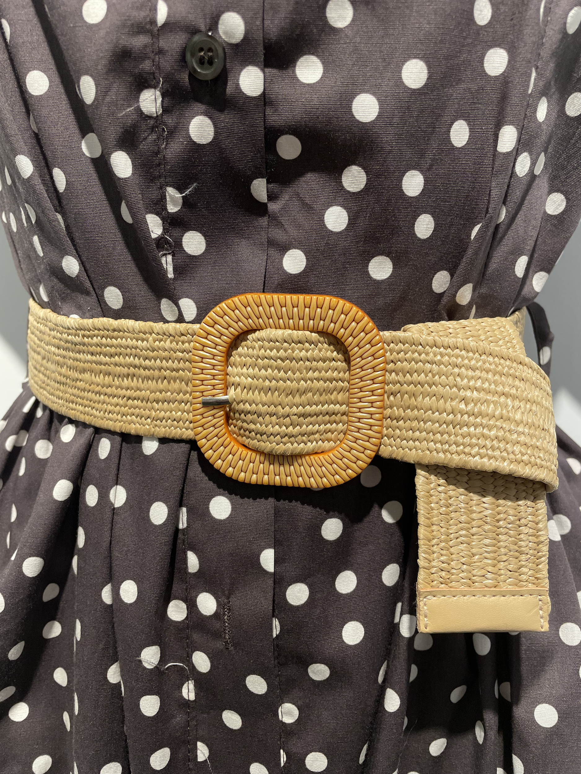 ROBE A POIS CHOCOLAT