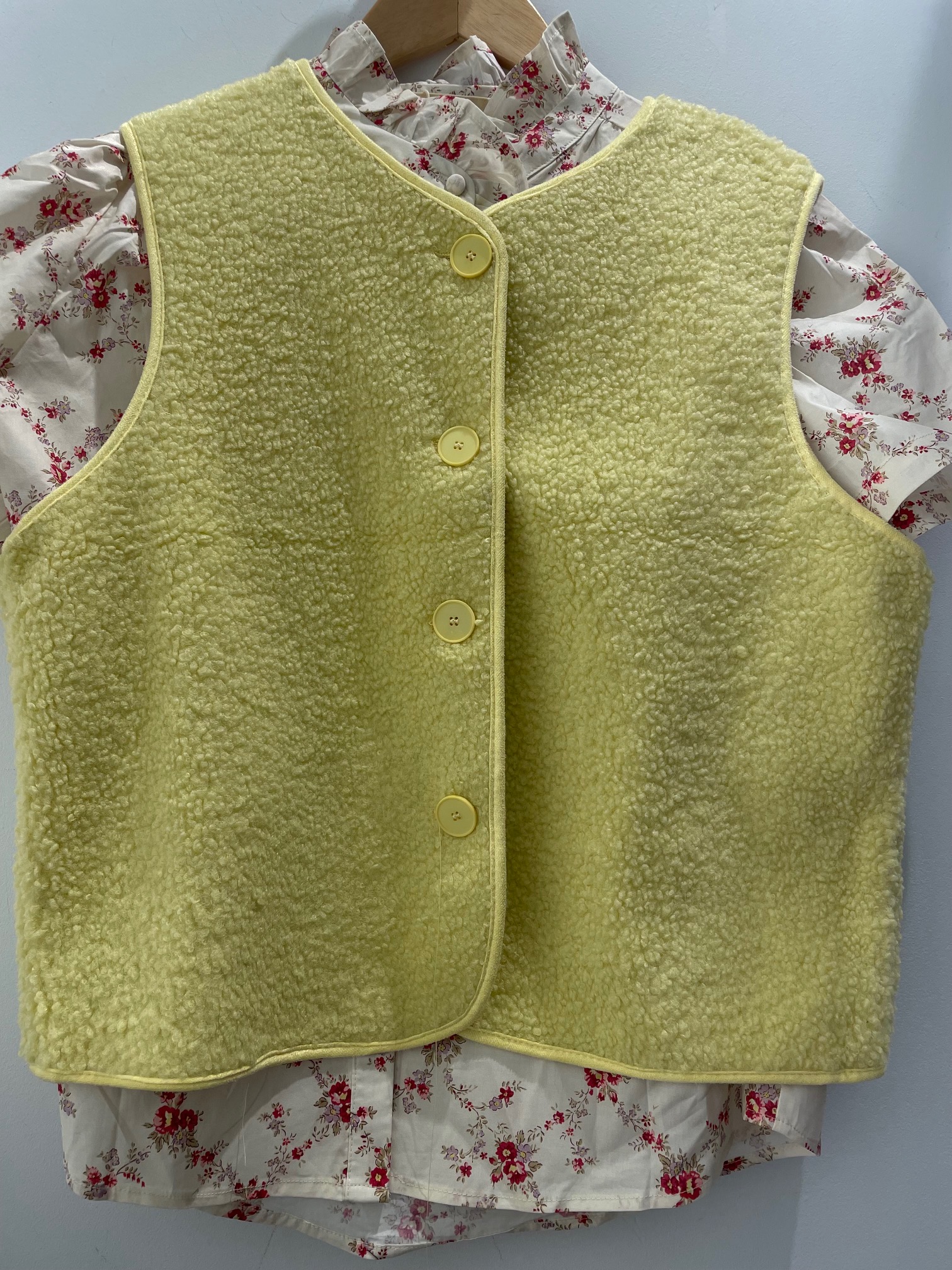 GILET MOUMOUTE JAUNE