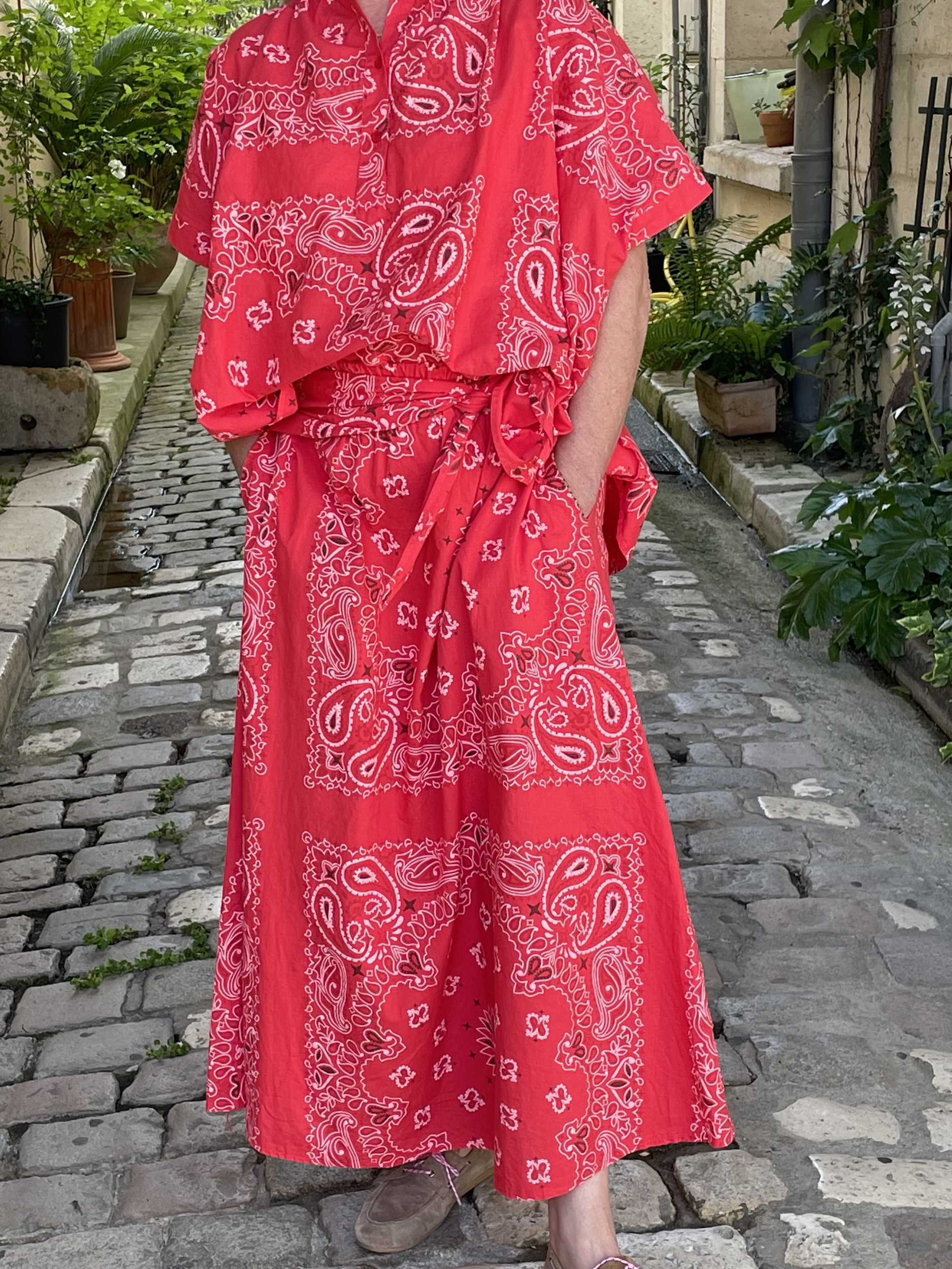 JUPE BANDANNA ROUGE 3