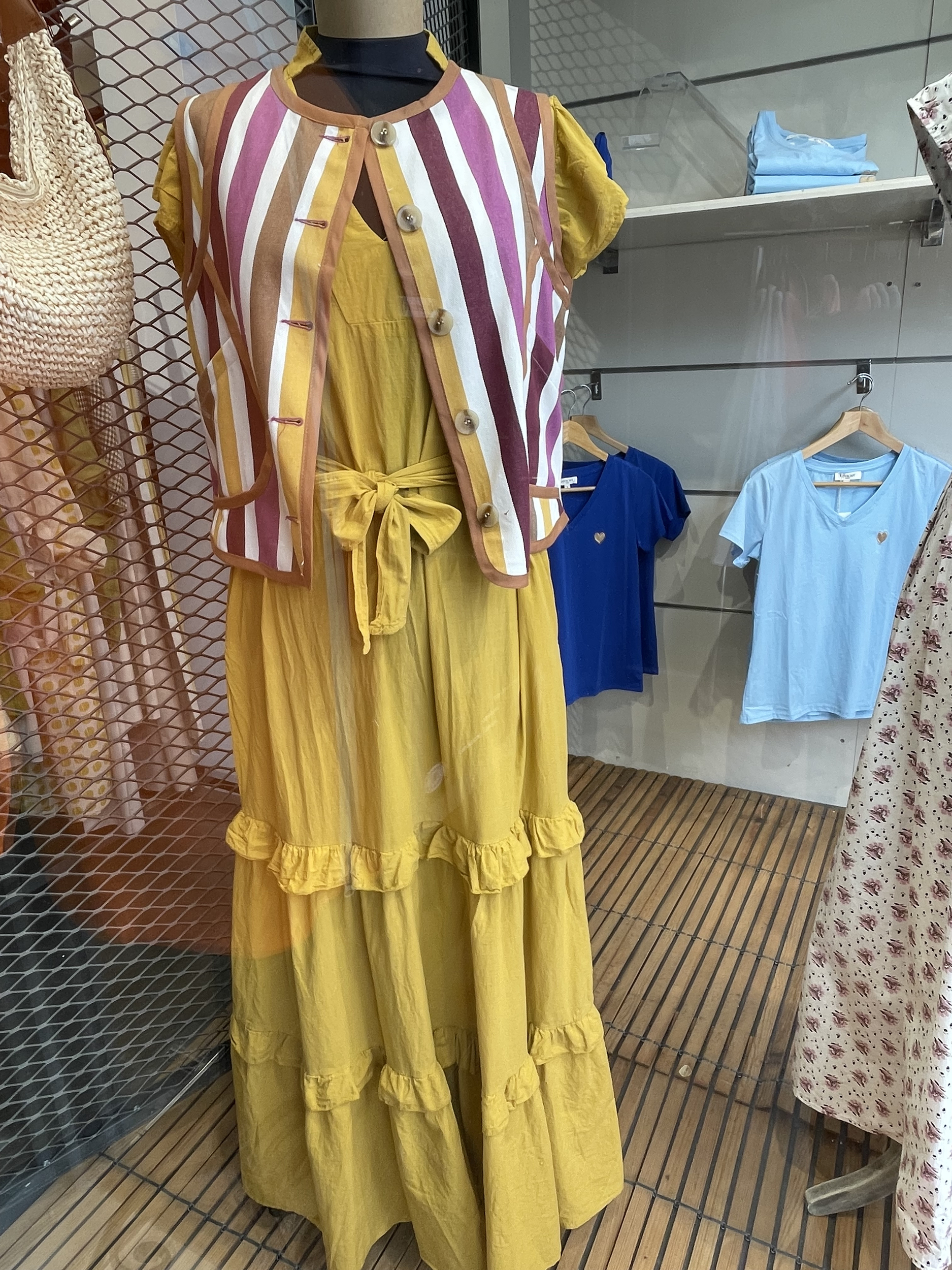 ROBE MOUTARDE 3