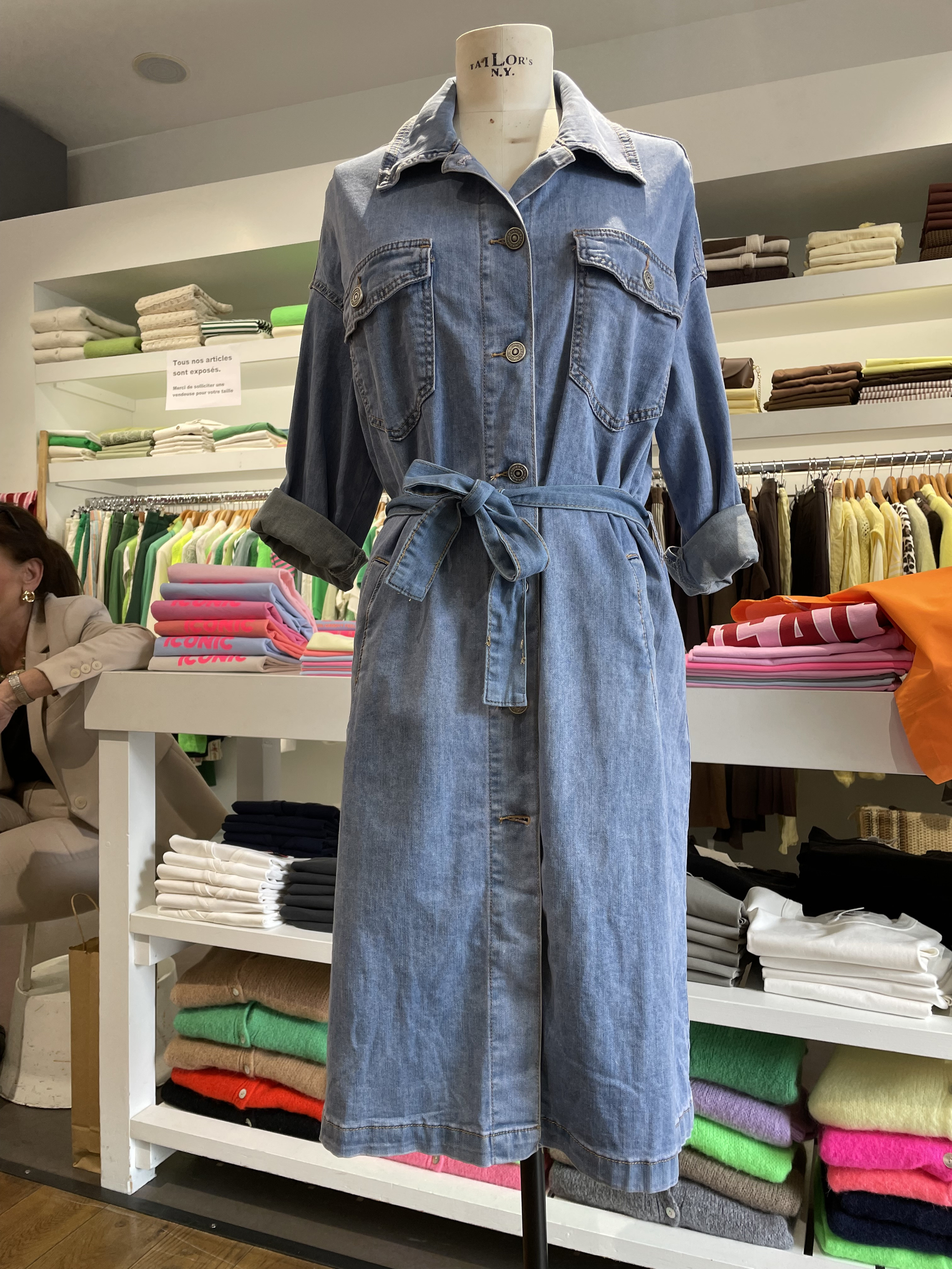 ROBE EN JEAN 3