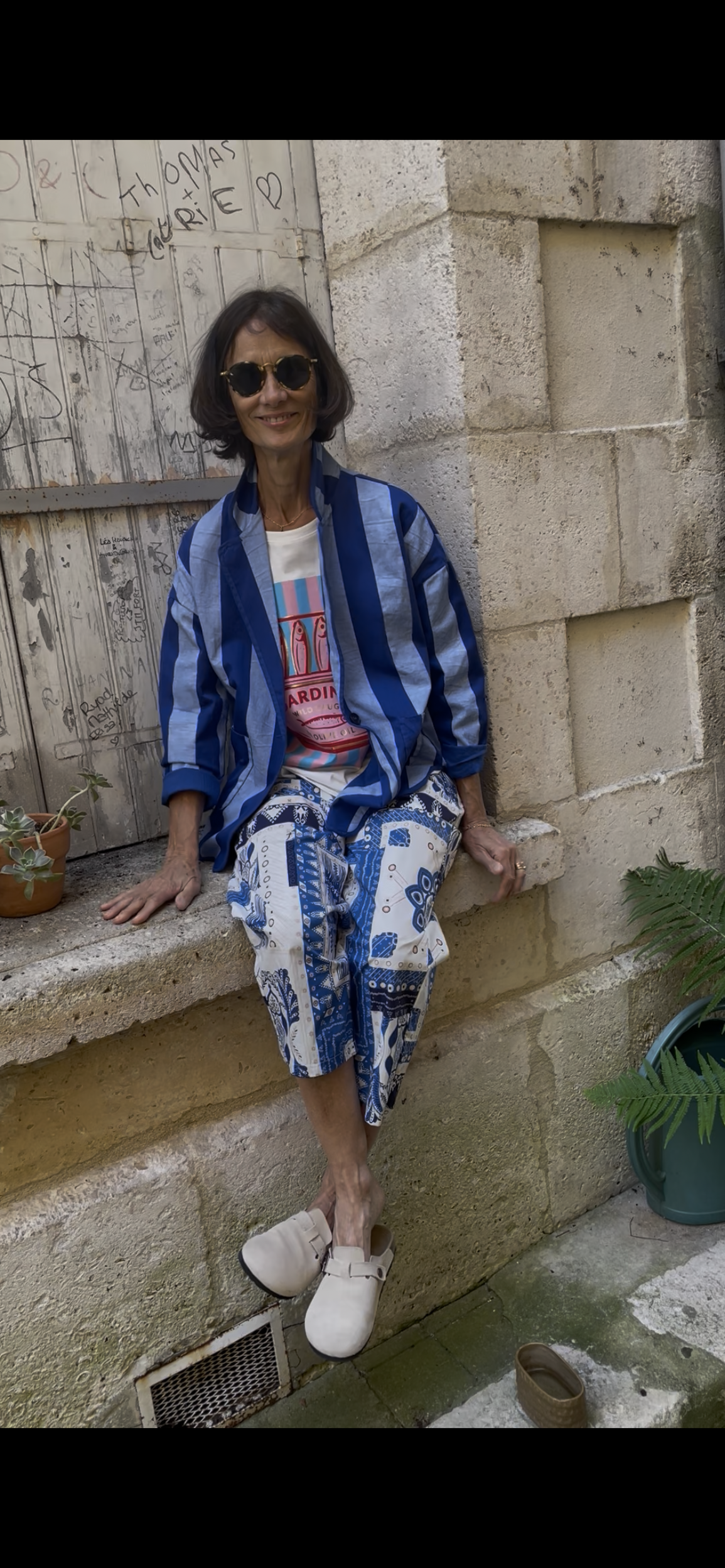 VESTE A RAYURES 2