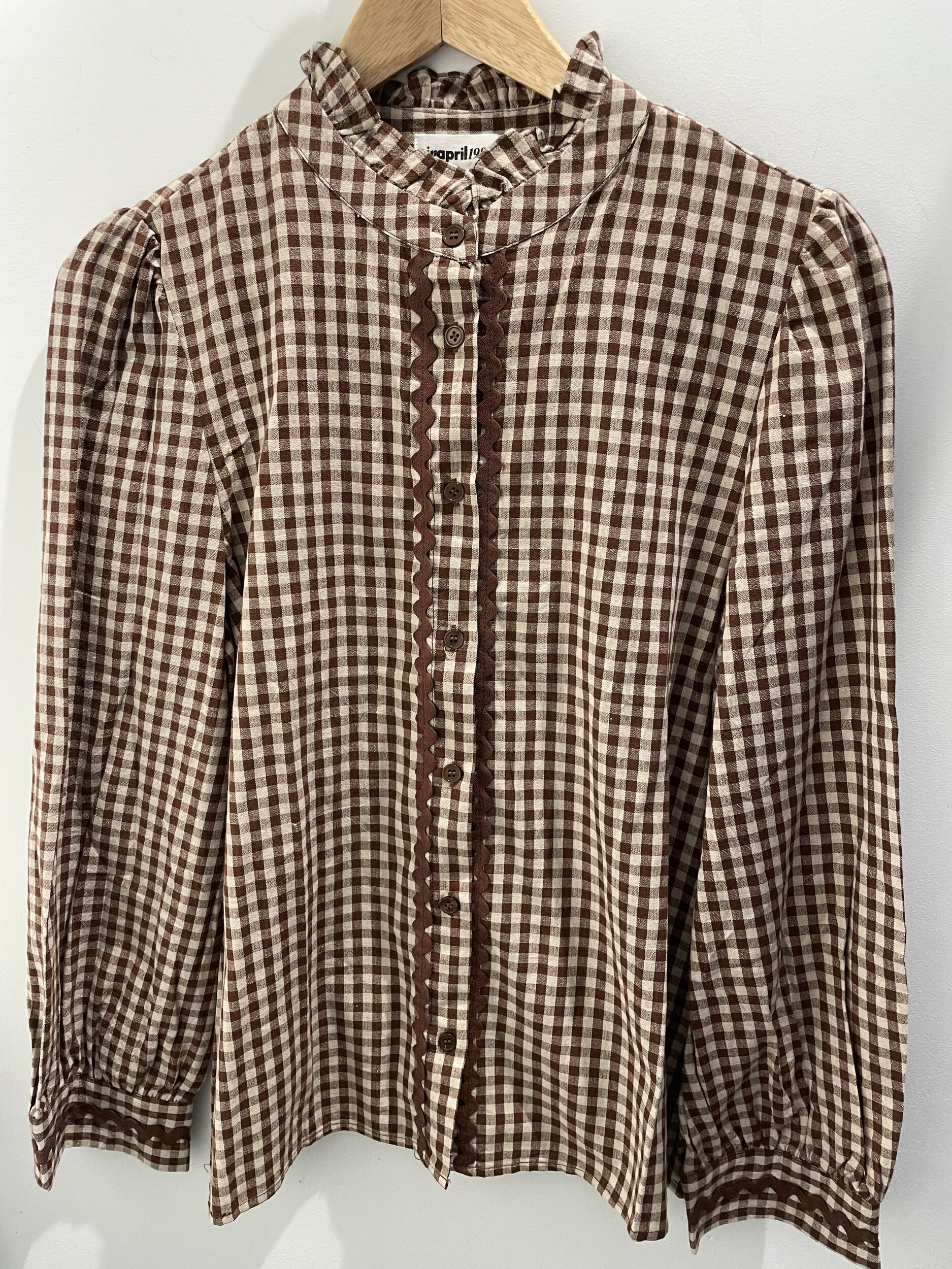 CHEMISE CROQUET MARRON 1