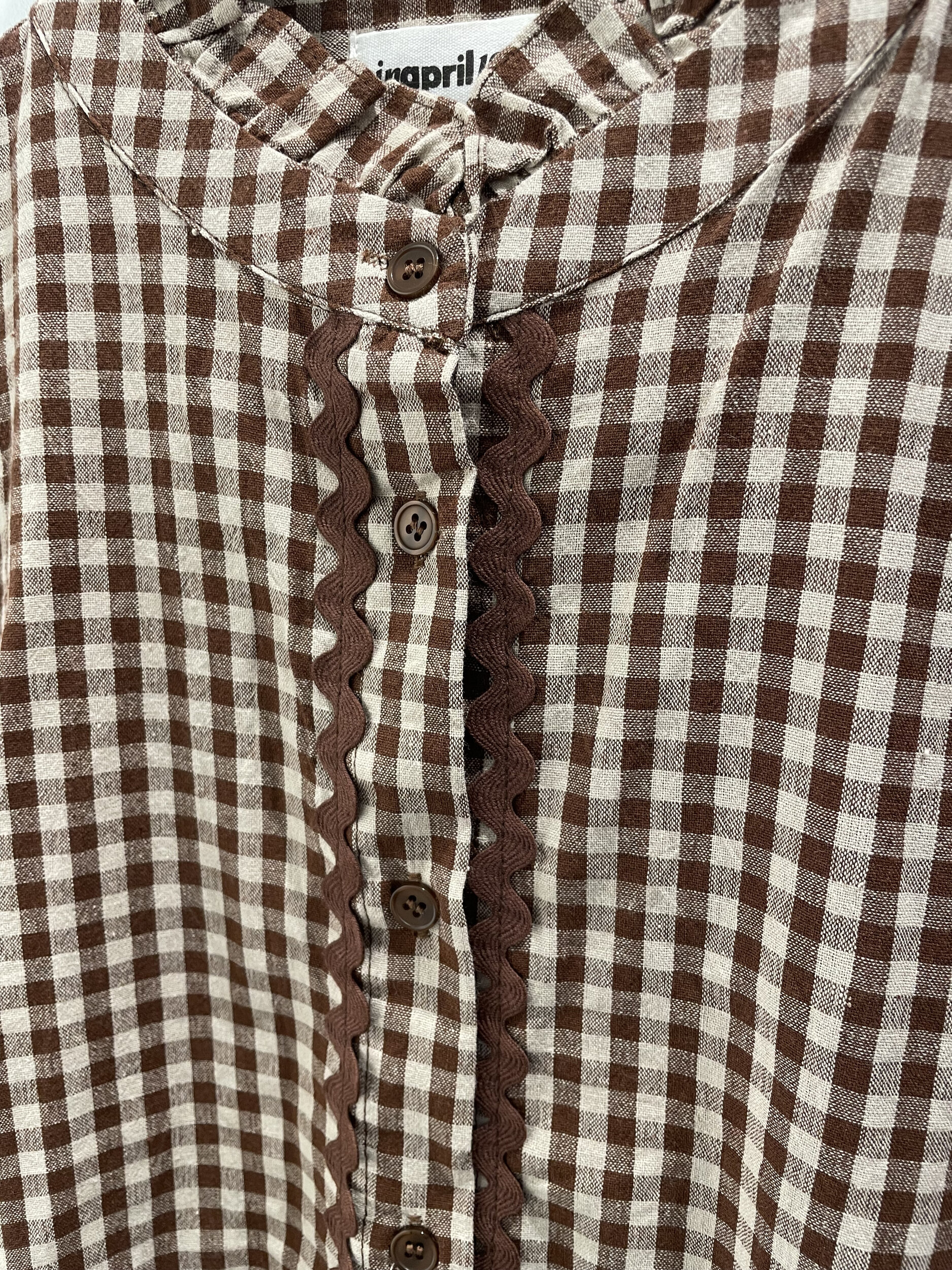 CHEMISE CROQUET MARRON 2