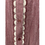 CHEMISE A CARREAUX BORDEAUX