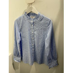 CHEMISE RAYEE BLEU CIEL 2