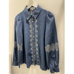 CHEMISE EN JEAN BRODEE