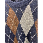 PULL JACQUARD BLEU 2