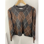 PULL JACQUARD MARRON