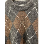 PULL JACQUARD MARRON 2