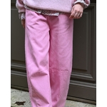 PANTALON COTON ROSE