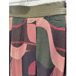 JUPE CEINTURE CUIR KAKI 1
