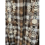 CHEMISE A CARREAUX BLEU ET MARRON 2