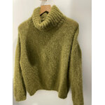 PULL COL ROULE OLIVE 2