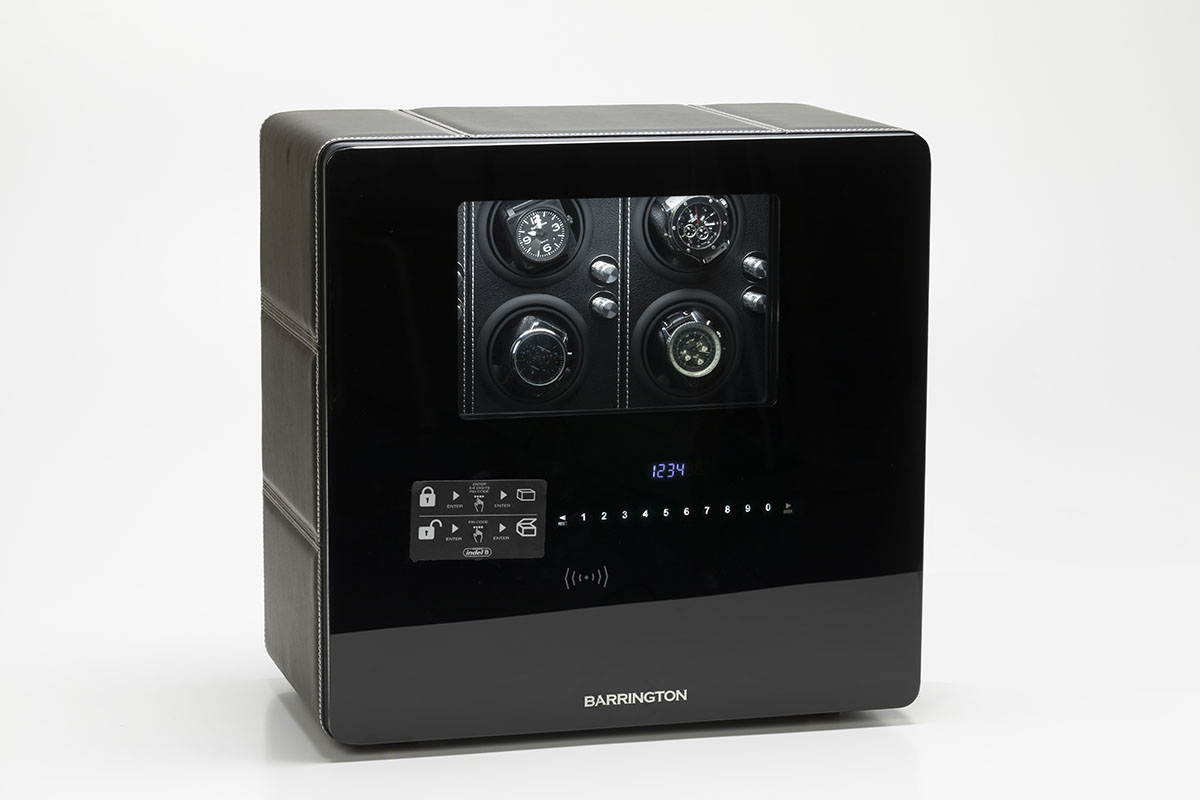 12 Watch Winder closed light on display on