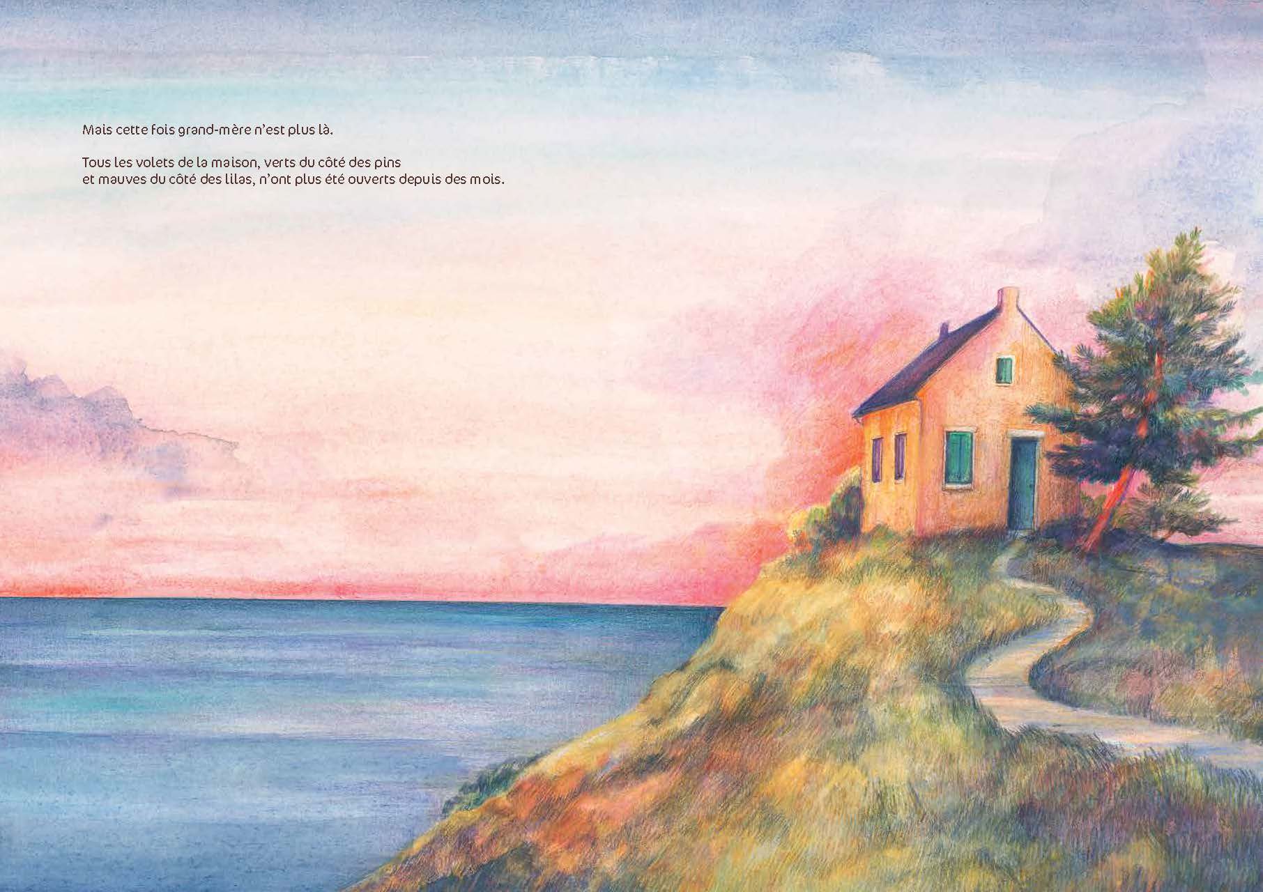 Illustrations jpeg La maison sur la dune