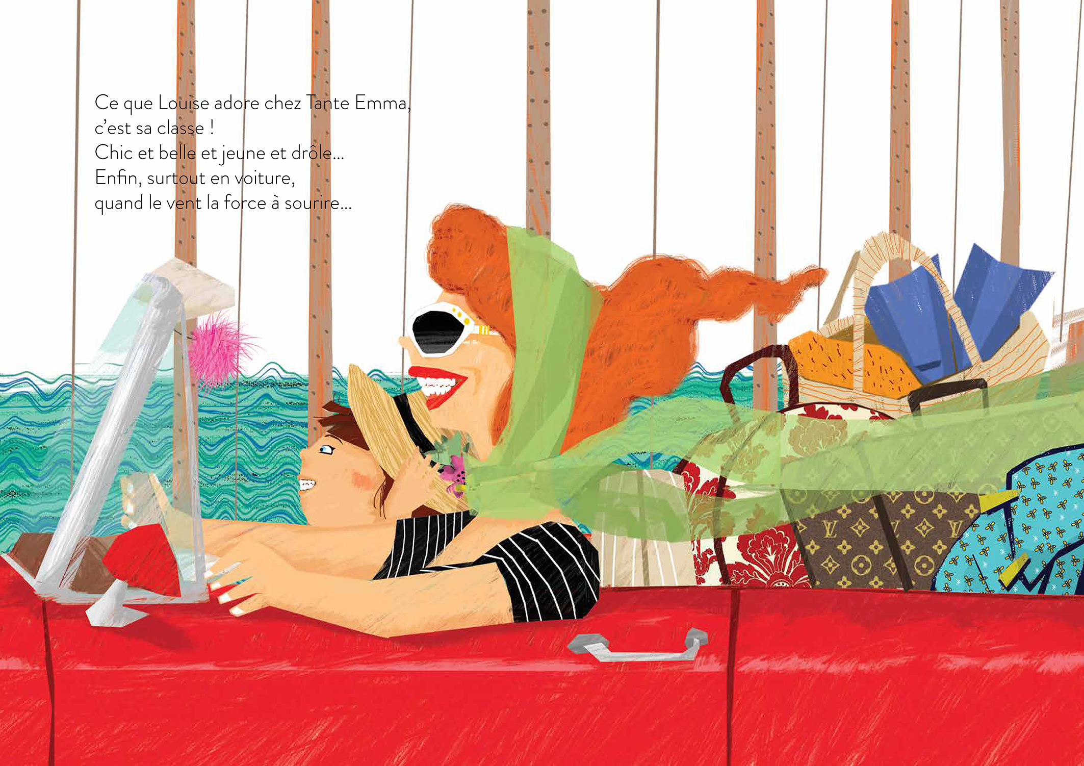 Illustrations jpeg Louise été de chiens