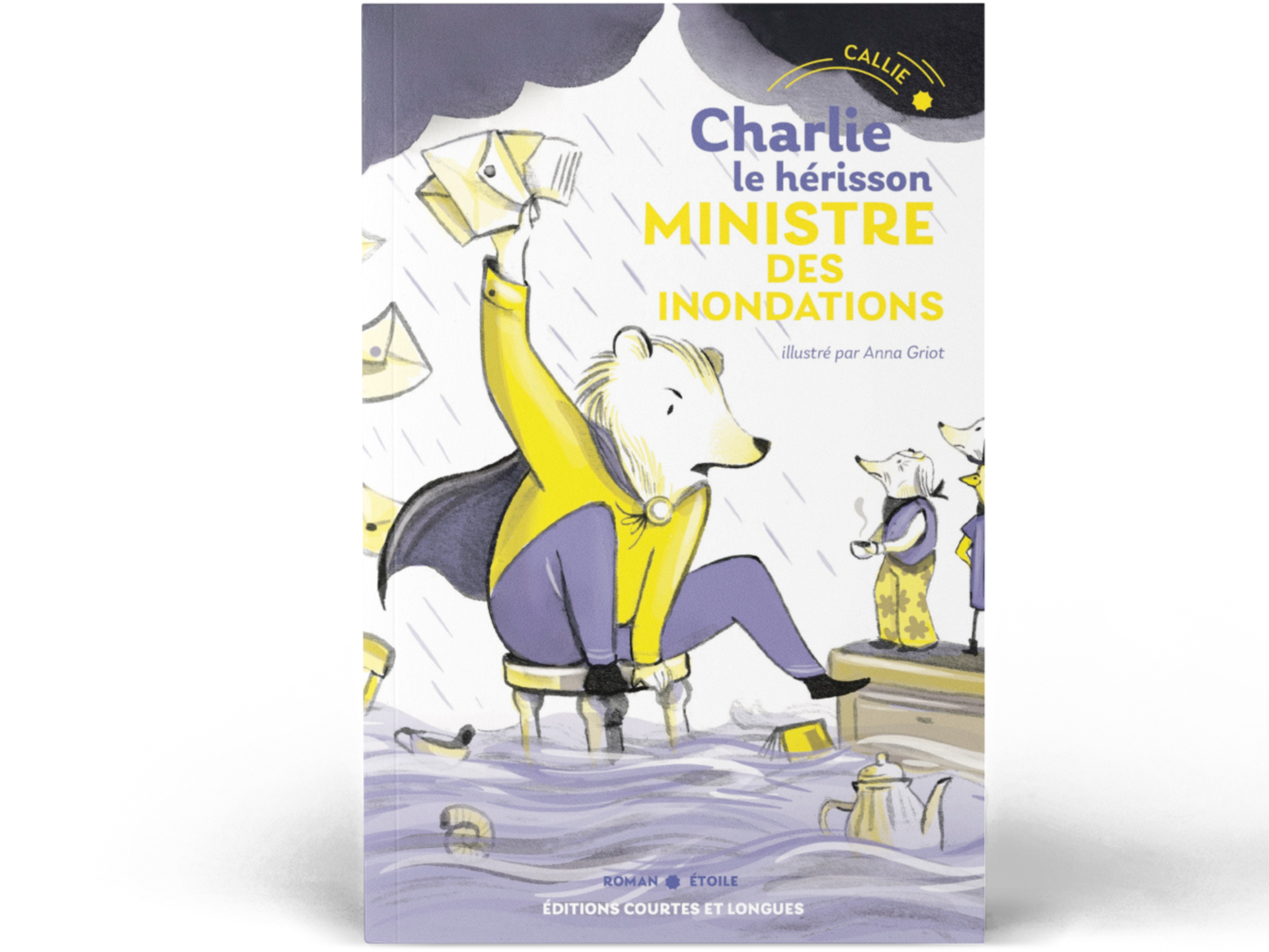 ecl mockup livre charlie le herisson ministre des inondations