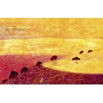 Illustrations jpeg Et pendant ce temps paissent les bisons